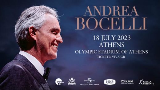 ANDREA BOCELLI: Live in Concert στις 18 Ιουλίου 2023 στο Ολυμπιακό Στάδιο Αθήνας